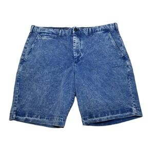 GAP Denim Shorts Mens Size 36 Blue‎ Acid Wash Casual Everyday Shorts